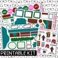 PRINTABLE - Christmas Story Monthly, Weekly and or Journaling Sticker Kit