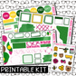 PRINTABLE - Don't Feed The Bears Monthly, Weekly and or Journaling Sticker Kit