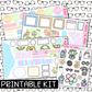 PRINTABLE - Groovy Halloween Monthly, Weekly and or Journaling Sticker Kit
