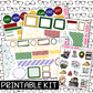PRINTABLE - KEVIN! Monthly, Weekly and or Journaling Sticker Kit