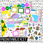PRINTABLE - Zelda Monthly, Weekly and or Journaling Sticker Kit
