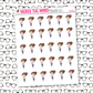 Nora Middle Finger Sticker Sheet