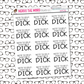 Don't be a Dick Sticker Sheet