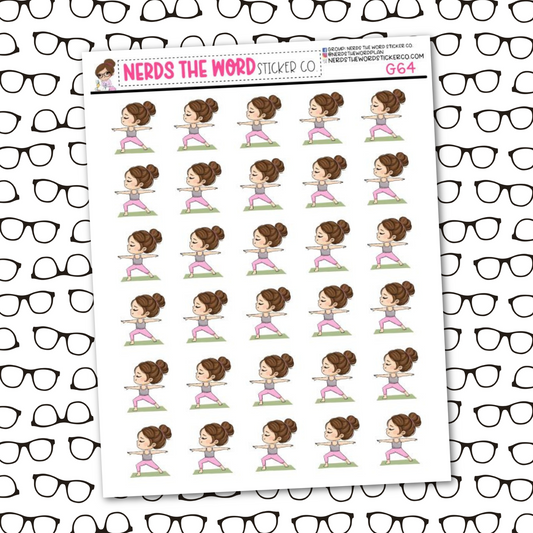 Nora Yoga Sticker Sheet