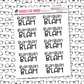 BLAH Blah BLAH Sticker Sheet