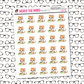 Deena (Cat) Food Sticker Sheet
