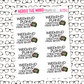 Christmas Weekend Plans Sticker Sheet