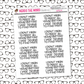 Mute Button Sticker Sheet