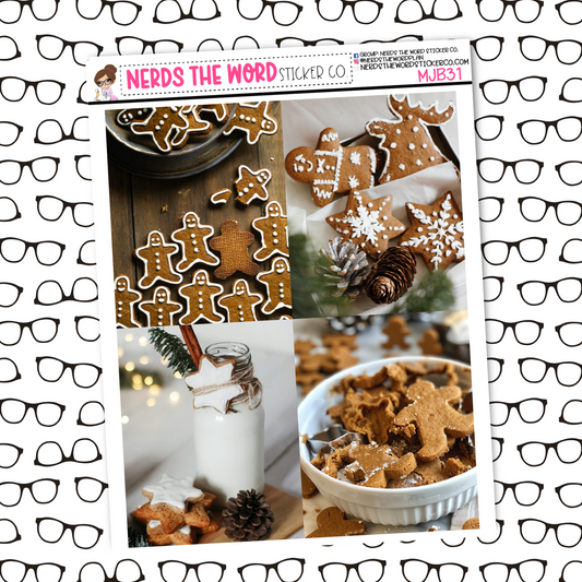 Gingerbread Mini Just Box Sticker Sheet