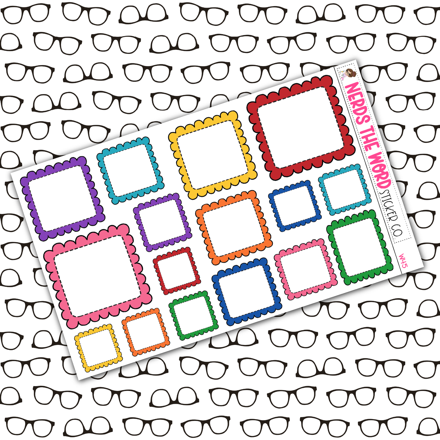 Bumpy Box Functional Planner Stickers