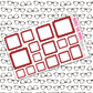 Bumpy Box Functional Planner Stickers