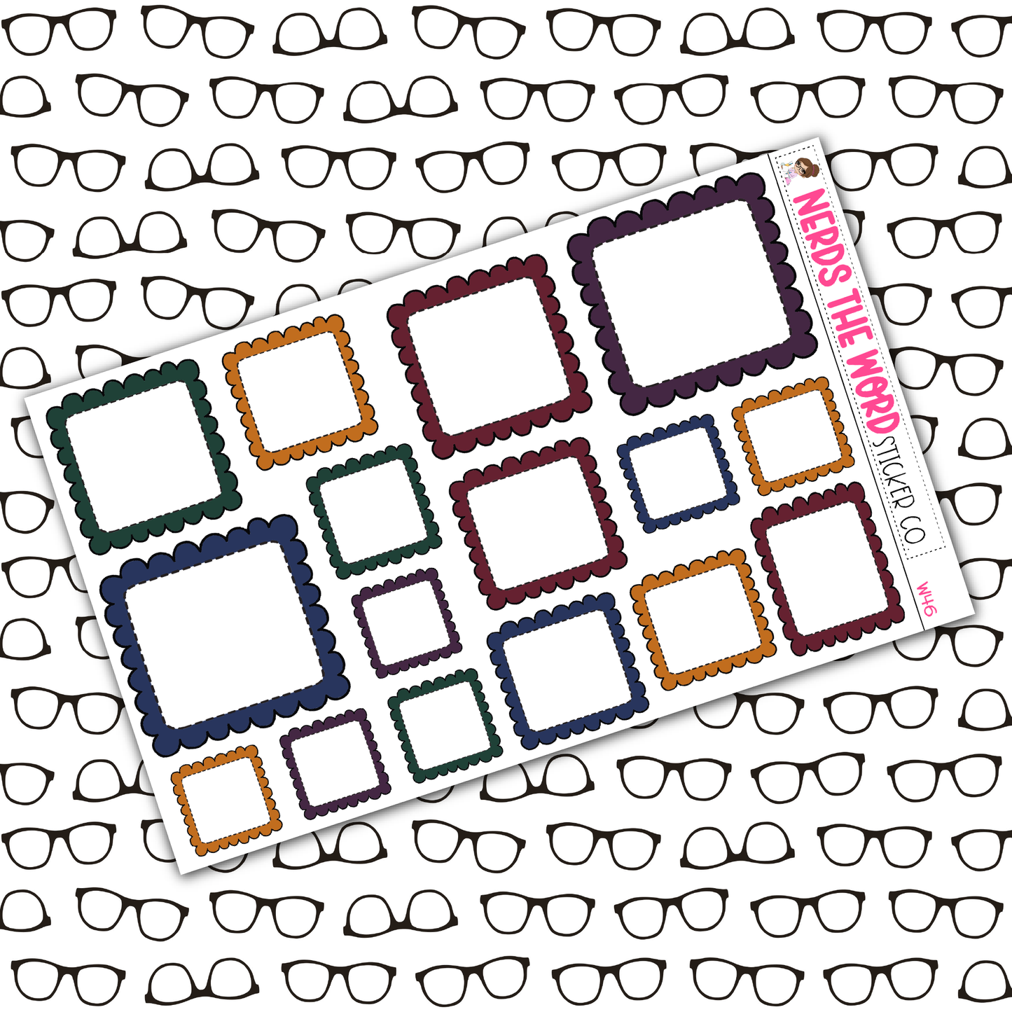 Bumpy Box Functional Planner Stickers