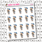 Chris Mr. Fix It Character Sticker Sheet