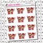 Bill & Nora Baseball Game Sticker Sheet