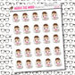 Ballerina DeeDee Character Sticker Sheet