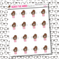 Nora Mad Character Sticker Sheet