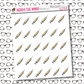 Syringe Icon Sticker Sheet