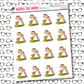 PJ Slide Character Sticker Sheet
