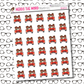 Bill & Nora Driving Sticker Sheet