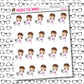 DeeDee Soccer Character Sticker Sheet