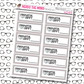Prenatal Appointment Boxes Sticker Sheet