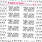 F*ck Work Hand Lettered Planner Stickers