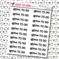 PM To Do List Sticker Sheet