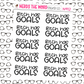 B*tch Has Goals Hand Lettered Planner Stickers