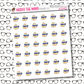Chips & Dip Icon Sticker Sheet