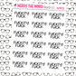 F*ckity F*ck Hand Lettered Planner Stickers