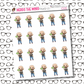 Chris Payday Character Sticker Sheet