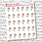 Martial Arts PJ Character Sticker Sheet