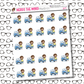 Bill Car Wash Sticker Sheet