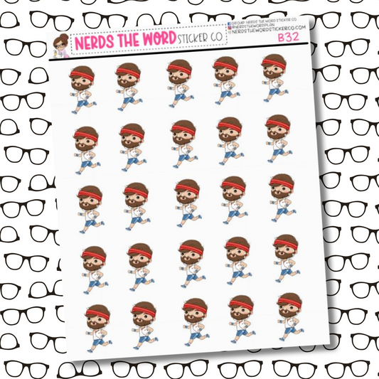 Bill Runner Sticker Sheet