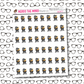 Grill (BBQ) Icon Sticker Sheet