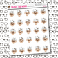 Bill Washes Hair Sticker Sheet
