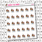 Bill Zonked Out Sticker Sheet