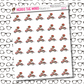 Bill Motorcycle Sticker Sheet