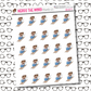 Bill & Nora Rollercoaster Sticker Sheet