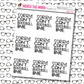 Sorry, Can't Baseball Planner Stickers