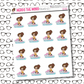 Nora Jet Ski  Character Sticker Sheet