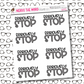 Seriously Stop Sticker Sheet