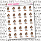 Nora Meal Prep Character Sticker Sheet