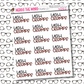 Ugh, Cramps Sticker Sheet