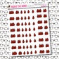 Period Tracking Sticker Sheet
