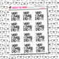 Yep, I over did it Sticker Sheet