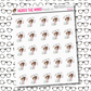 Nora Online Shopping Character Sticker Sheet