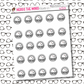 Smoke Detector Icon Sticker Sheet