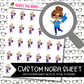FOOTBALL Character CUSTOM Sticker Sheets