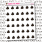 Poop Icon Sticker Sheet
